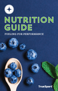 Nutrition Guide: Fueling for Perfomance cover image with blueberries.