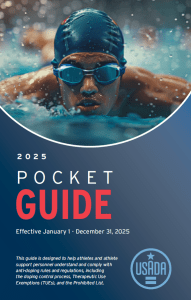 2025 USADA Pocket Guide cover image.