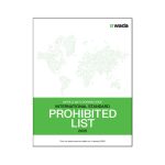 The 2025 WADA Prohibited List.