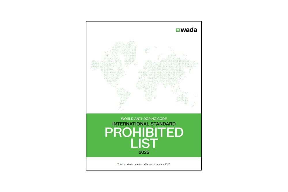 The 2025 WADA Prohibited List.