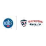 USADA and Powerlifting America co-logo.